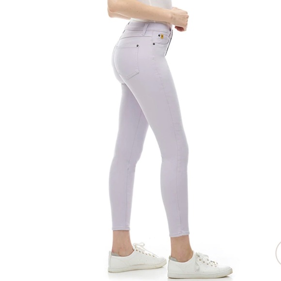 Yoga Jeans Second Denim RACHEL SKINNY JEANS in LILAS Colour - Picture 2 of 7